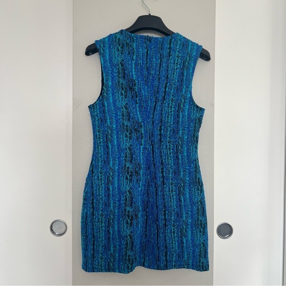 Zara 60s Mod Mermaidcore Seersucker Mini Dress – Sabrina Carpenter Coquette - Picture 6 of 14